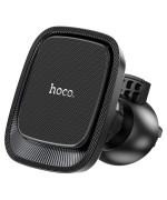 Автомобильный магнитный держатель в дефлектор HOCO CA115, Black
