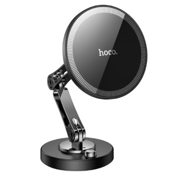 Автомобільний тримач Hoco H50 Magnetic Ring на панель приборів, Silver