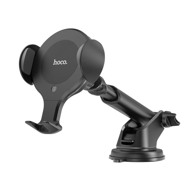 Автомобильный держатель Hoco CA60 с функцией беспроводной зарядки, Black