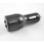 Автомобильное зарядное BELKIN lightning для iPhone 5, 6, 6 plus, ipad, iPod Black