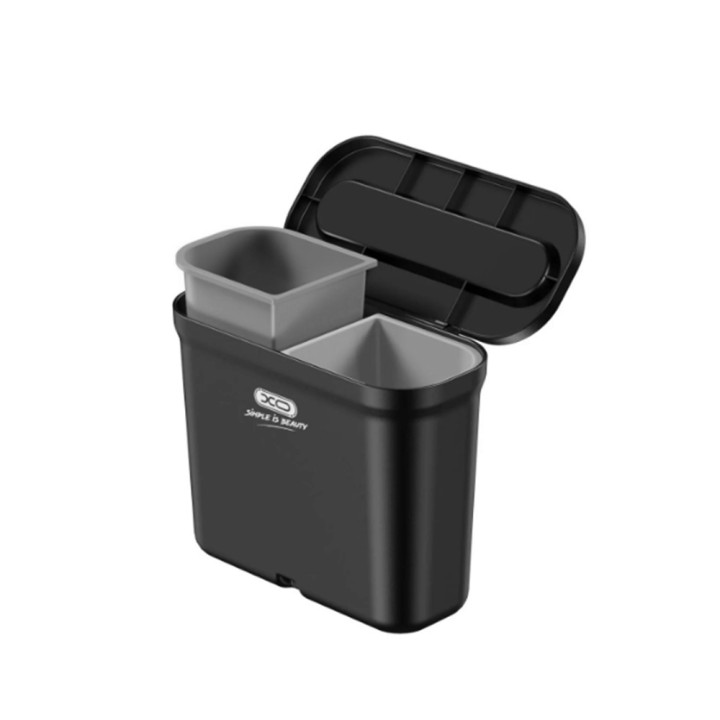 Автомобильный контейнер для мусора XO C97,  Black