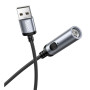 Портативный прикуриватель Hoco UA30 USB, Grey