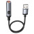 Портативный прикуриватель Hoco UA30 USB, Grey