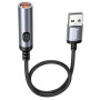 Портативный прикуриватель Hoco UA30 USB, Grey