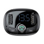 Автомобильный FM-модулятор (трансмиттер) Baseus S-09A Bluetooth MP3, Black