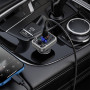 FM-модулятор (трансмиттер) - автомобильное зарядное устройство для Borofone BC38 QC3.0 PD20W LED, Black