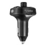 FM-модулятор (трансмиттер) + автомобильное зарядное устройство Gelius Pro RGB-QC3.0 GP-FMT050 Type-C 2 USB 2.4A, Black