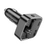 Автомобильное зарядное устройство с FM модулятором Hoco E81 QC3.0 PD30W, Black