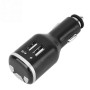 FM-модулятор (трансмиттер) + автомобильное зарядное устройство MHZ X11 2 USB 2.1A, Black
