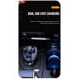 Автомобільний FM-модулятор / автомобільний зарядний пристрій XO BCC05, Black