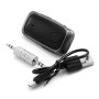 Bluetooth адаптер ресівер BT520 AUX для авто, Black