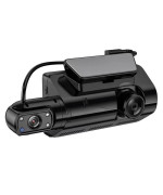 Видеорегистратор Hoco DI07 Plus с двумя камерами, Black