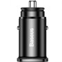 Автомобільний зарядний пристрій Baseus CCALL-AS01 5A 30W 1USB 1Type-C, Black