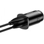Автомобильное зарядное устройство Baseus CCALL-AS01 5A 30W 1USB 1Type-C, Black