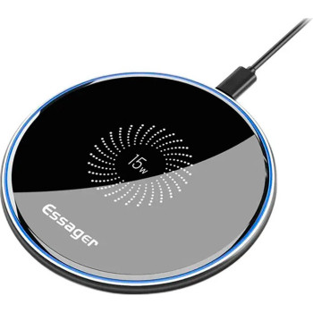 Беспроводное зарядное устройство Essager EWXZMX-JMB01 15W для смартфонов со стандартом Qi, Black