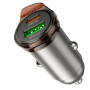 Автомобильное зарядное устройство для Hoco NZ16A PD25W / QC3.0 (1 USB / 1 Type-C) без кабеля, Black