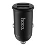 Aвтомобільний зарядний пристрій Hoco Z30 3,1A, 2 USB Black