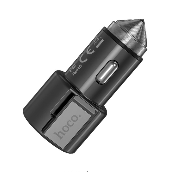 Автомобільний зарядний пристрій Hoco Z33, 3,1А, 2 USB, Safety Hammer