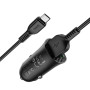 Aвтомобільний зарядний пристрій Hoco Z39 2 USB 3А QC3.0 Micro 1м, Black