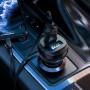 Автомобильное зарядное устройство для Hoco Z40 Superior 2USB 2.4A кабель Lightning, Black