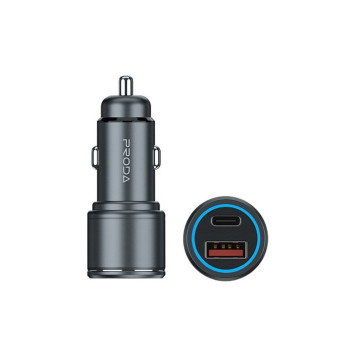 Автомобільний зарядний пристрій Proda PD-C32 PD 18W / 20W 1USB / Type-C 3A, Grey