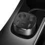 Автомобільний зарядний пристрій USAMS US-CC151 2USB/1Type-C/2 прикуривателя 3A 245W LED дисплей, Black