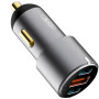 Автомобильное зарядное устройство XO CC45 USB QC3.0 3A Type-C PD 60W cable Type-C to Lightning, Black