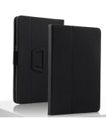 Чехол - книжка Textile Leather Case with Stand для Blackview Mega 1 c защитой для камеры, Black