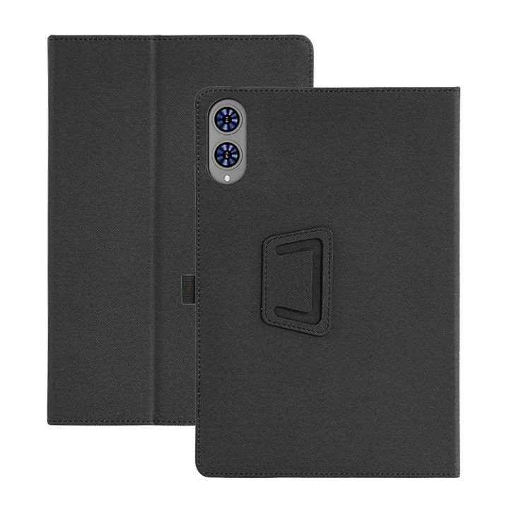 Чехол - книжка Textile Leather Case для Blackview Mega 12, Black