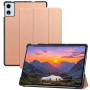 Чохол - книжка Custer Magnet Flip Cover для Blackview Mega 2 / Oscal Pad 100 рожево-золотий