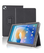 Чехол - книжка Textile Leather Case with Stand для Blackview Oscal Pad 13, Black