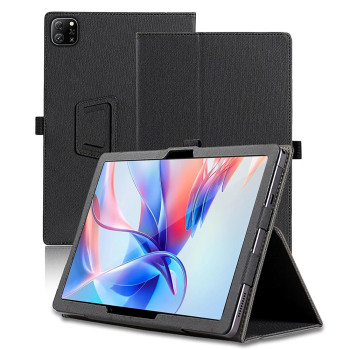 Чохол - книжка Textile Leather Case with Stand для Blackview Oscal Pad 60, Black