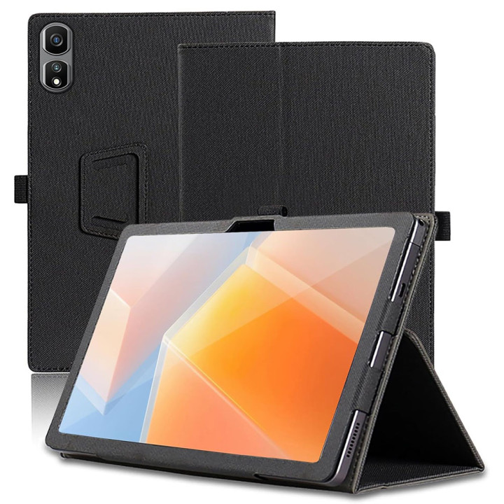 Чехол - книжка Textile Leather Case with Stand для Blackview Tab 16 Pro, Black