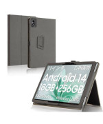 Чехол - книжка Textile Leather Case with Stand для Blackview Tab 90, Black