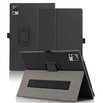 Чохол - книжка Textile Leather Case with Stand для Dooge T30S, Black