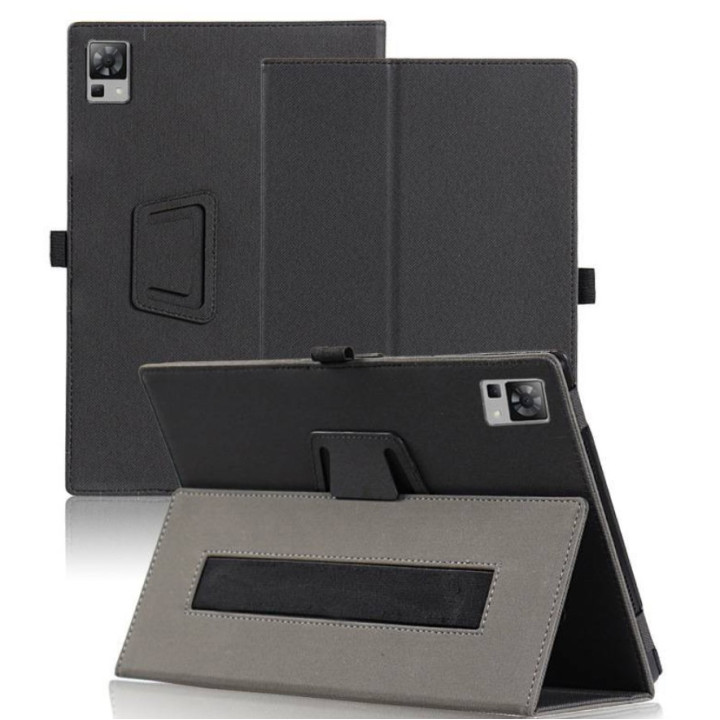 Чохол - книжка Textile Leather Case with Stand для Dooge T30S, Black