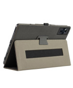 Чехол - книжка Textile Leather Case with Stand для Doogee U11 / U11 Pro, Black