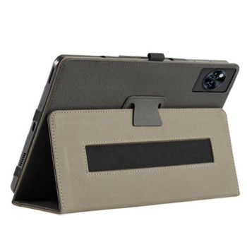 Чохол - книжка Textile Leather Case with Stand для Doogee U11 / U11 Pro, Black