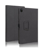 Чехол - книжка Textile Leather Case with Stand для Doogee U10 / U10 Pro, Black