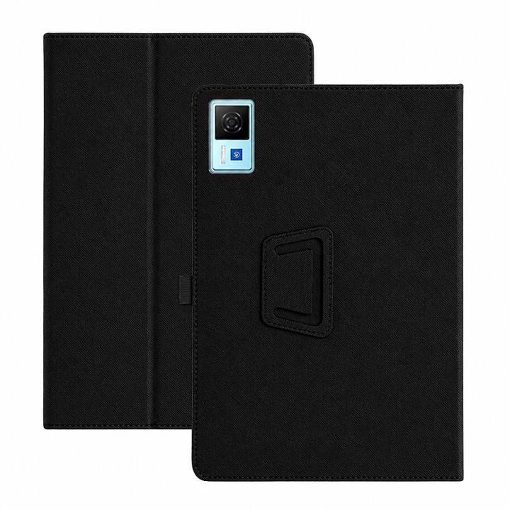 Чехол - книжка Textile Leather Case для Doogee U13, Black
