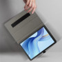 Чехол - книжка Textile Leather Case with Stand для Doogee V Pad​​ с резинкой-держателем для стилуса