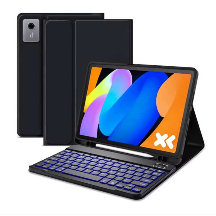 Чохол із Bluetooth - клавіатурою Magnet Flip Cover для Lenovo Idea Tab 2025 з RGB підсвіткою