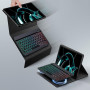 Чохол із Bluetooth - клавіатурою Magnet Flip Cover для Lenovo Idea Tab 2025 з RGB підсвіткою