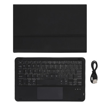 Чохол із Bluetooth - клавіатурою Magnet Flip Cover для Lenovo Tab K11 Plus з RGB - підсвіткою і Тачпадом