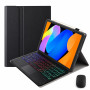 Чехол с Bluetooth - клавиатурой Magnet Flip Cover для Lenovo Yoga Tab 2025 с RGB подсветкой и мышкой