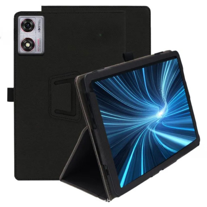 Чохол - книжка Textile Leather Case with Stand для Oukitel OT8, Black