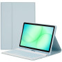 Чехол Magnet Flip Cover с Bluetooth - клавиатурой для Samsung Tab A11+ с мишкой голубой