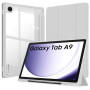 Чехол - книжка Glass Magnet Flip Cover для Samsung Galaxy Tab A9 сірий