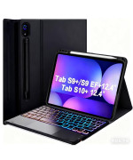 Чохол із Bluetooth - клавіатурою Magnet Flip Cover для Samsung Galaxy S10 FE+ з RGB підсвіткою та тачпадом