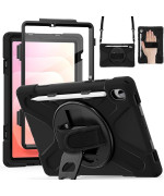 Протиударний чохол - накладка Armor Rotating Bracelet для  Samsung Galaxy Tab S11 5G з поворотним кронштейном та ременем